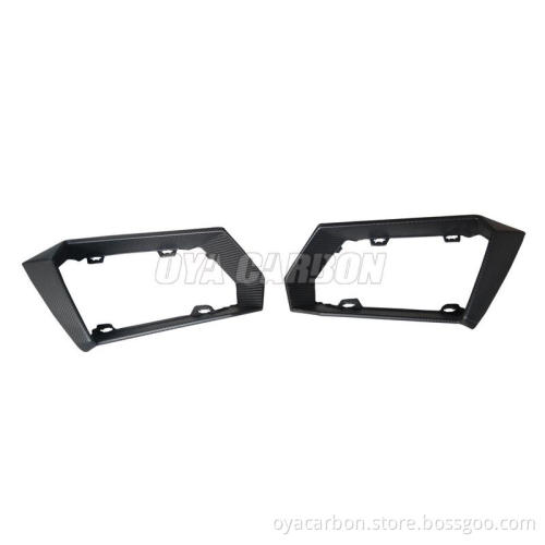 Carbon Fiber Rear Front Light Surround